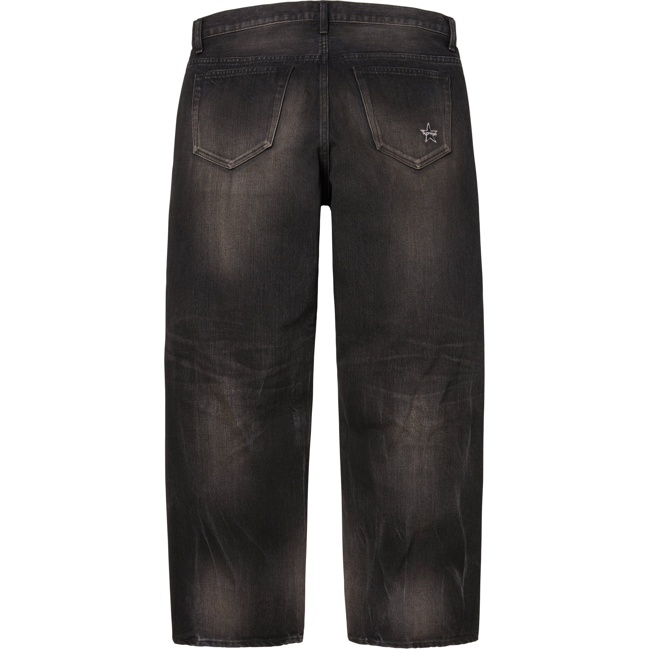 Distressed Loose Fit Selvedge Jean view 5